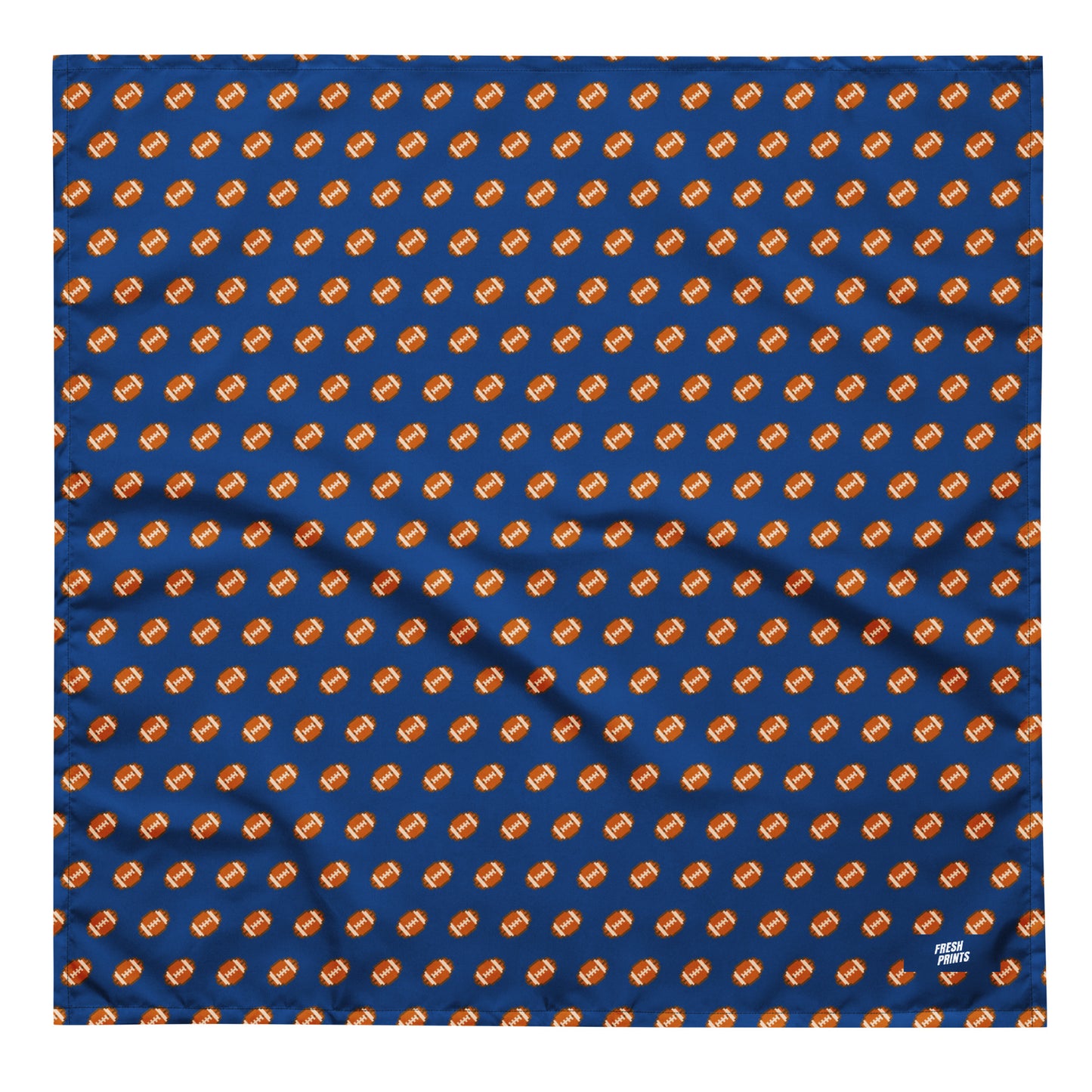 Pixel Football bandana - Blue