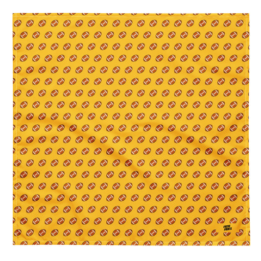 Football Pixel bandana - Yellow