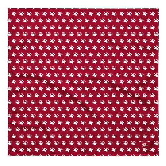 Paws bandana - Burgundy