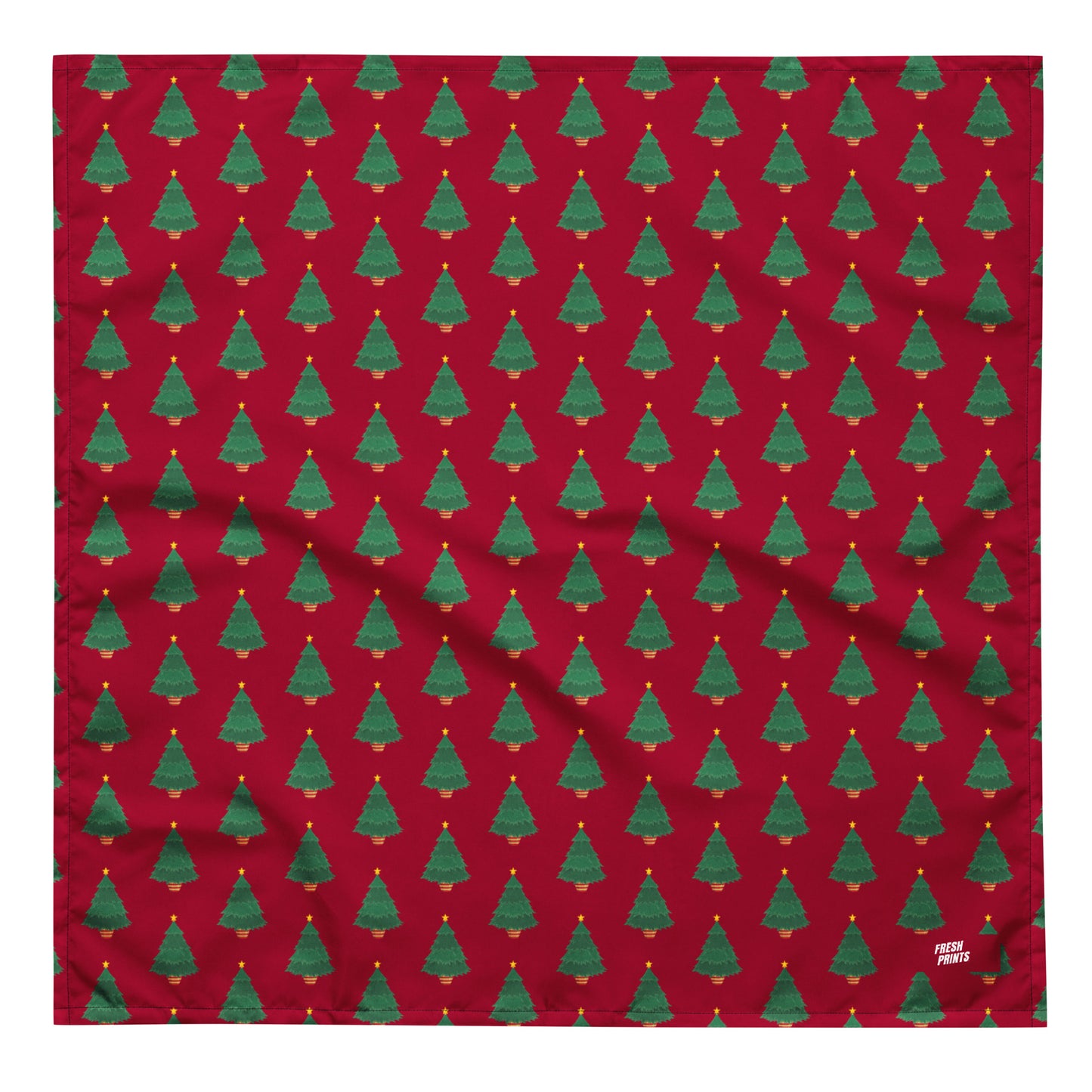 Christmas Tree bandana - Red