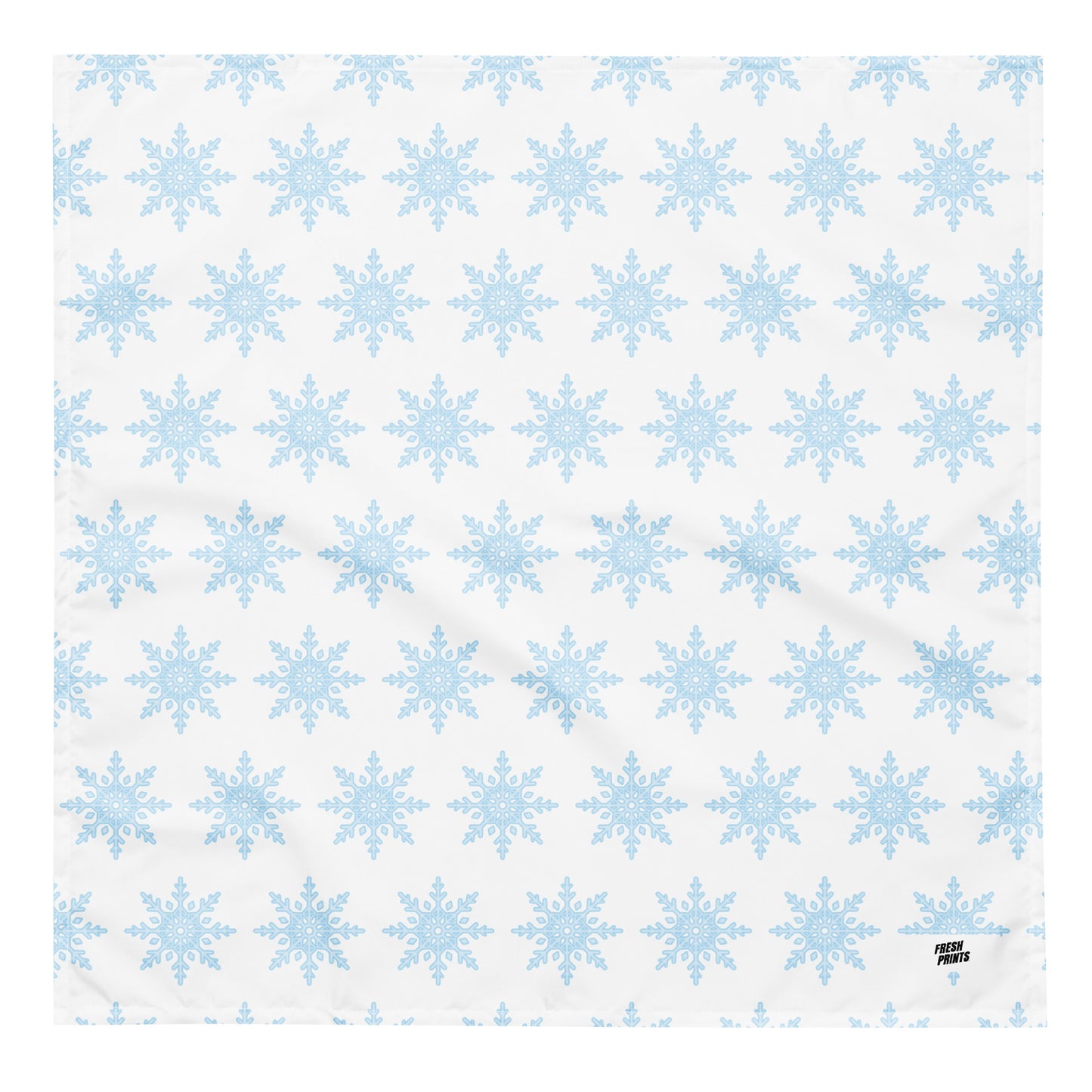 Snowflake bandana - White