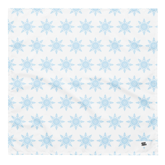 Snowflake bandana - White