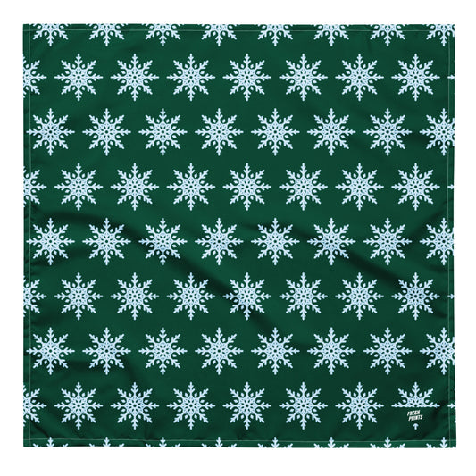 Snowflake bandana - Green