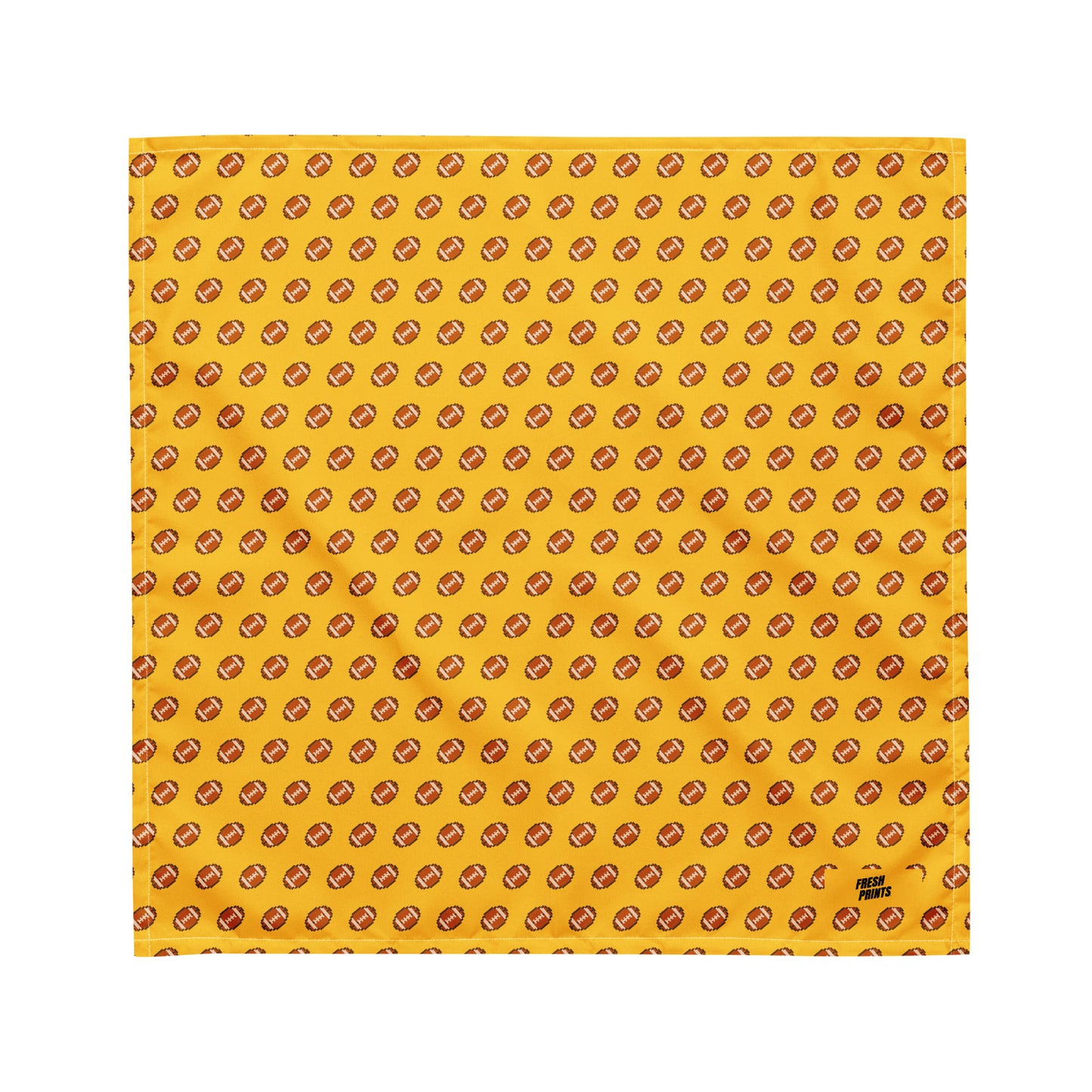 Football Pixel bandana - Yellow