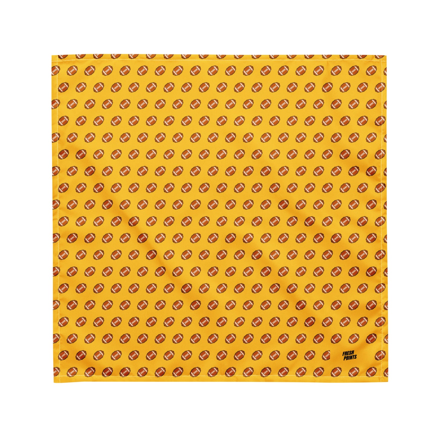 Pixel Football bandana -  Yellow