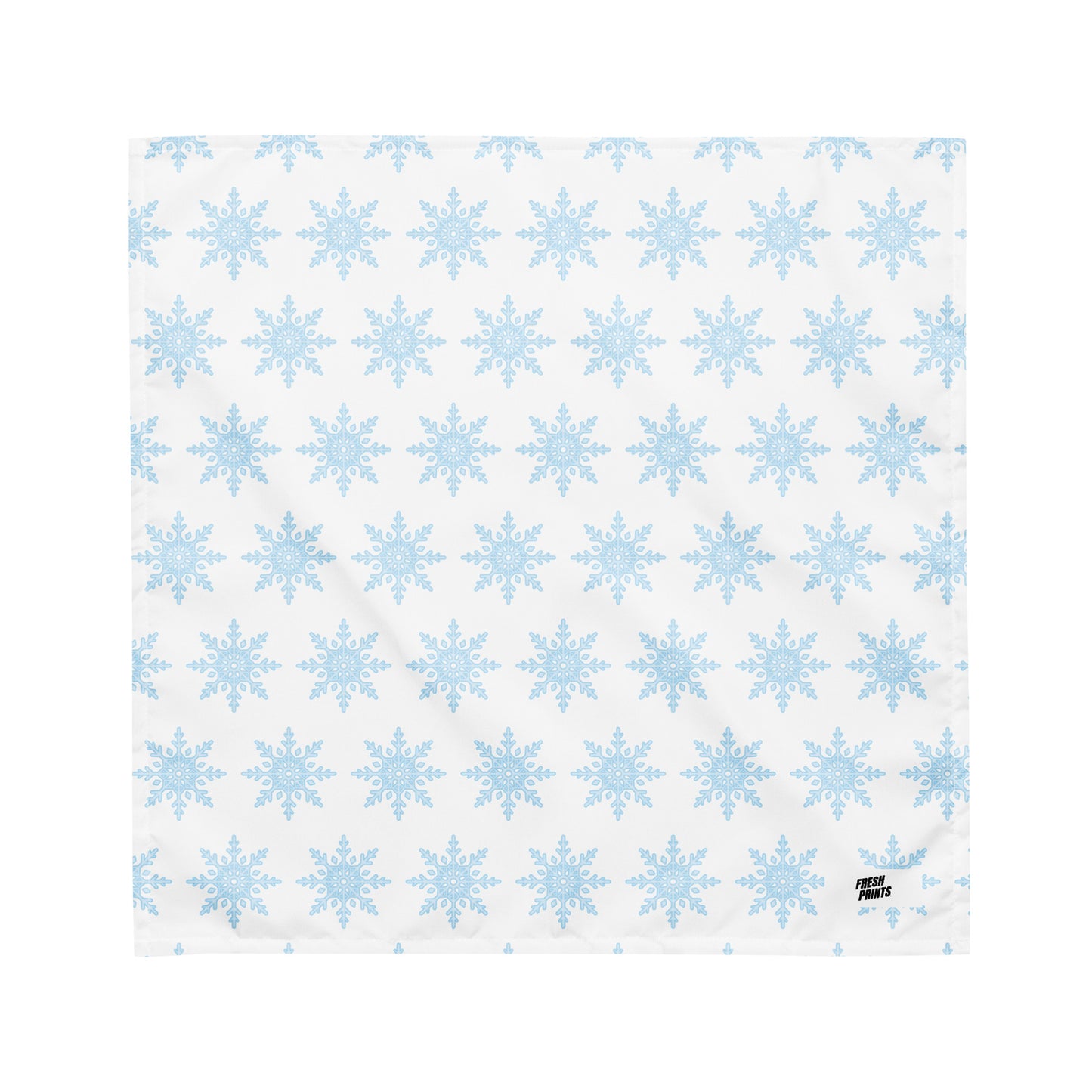 Snowflake bandana - White