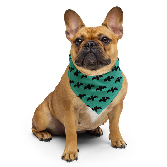 Bat All-over print bandana - Aqua