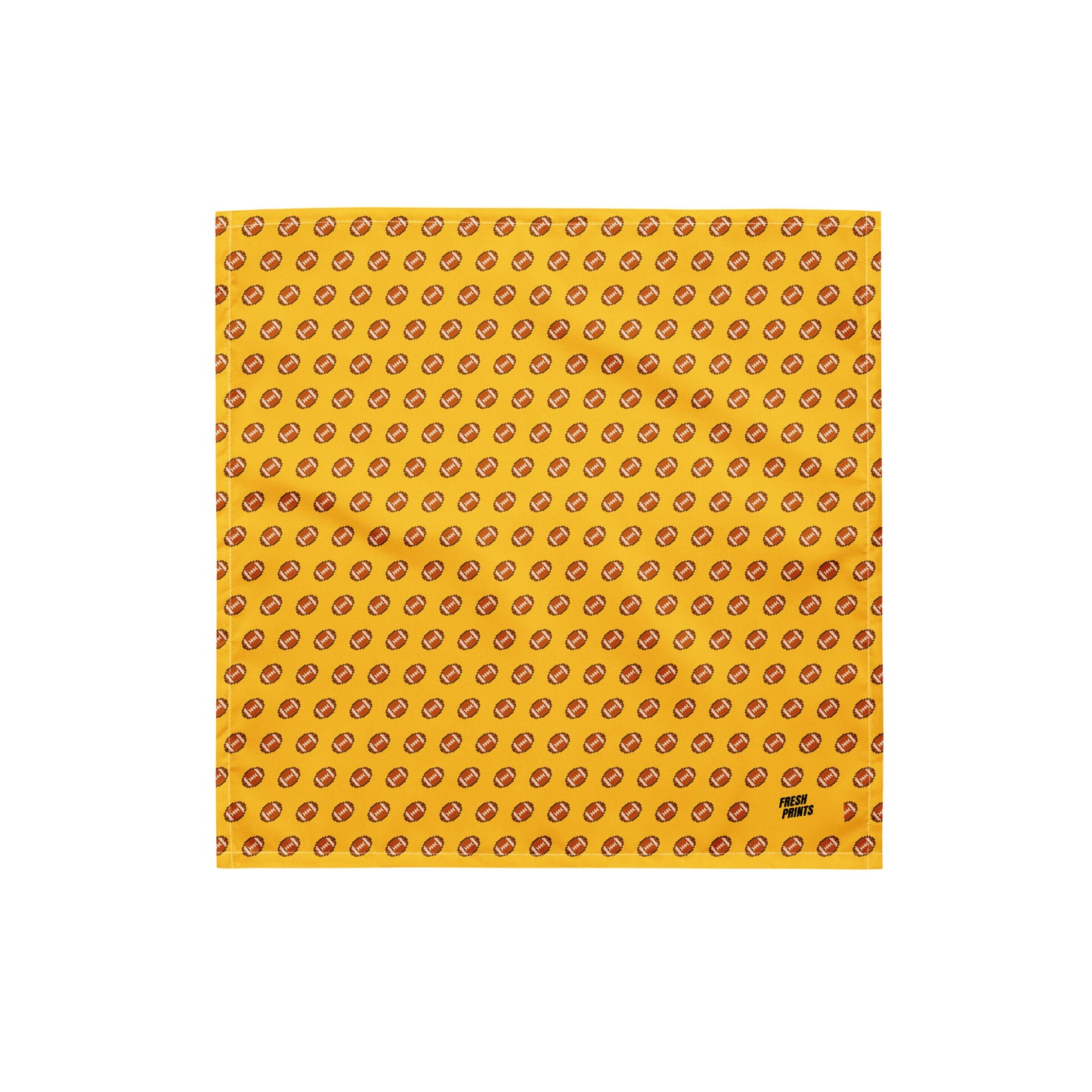 Football Pixel bandana - Yellow