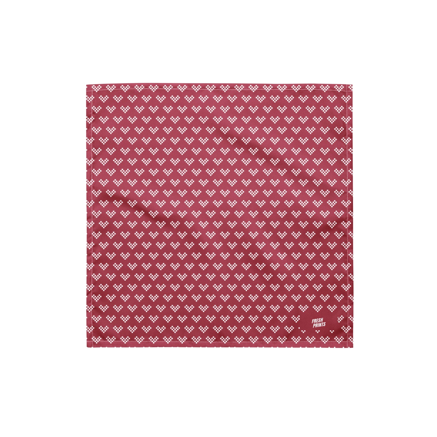 Pixel Heart All-over print bandana - Pink