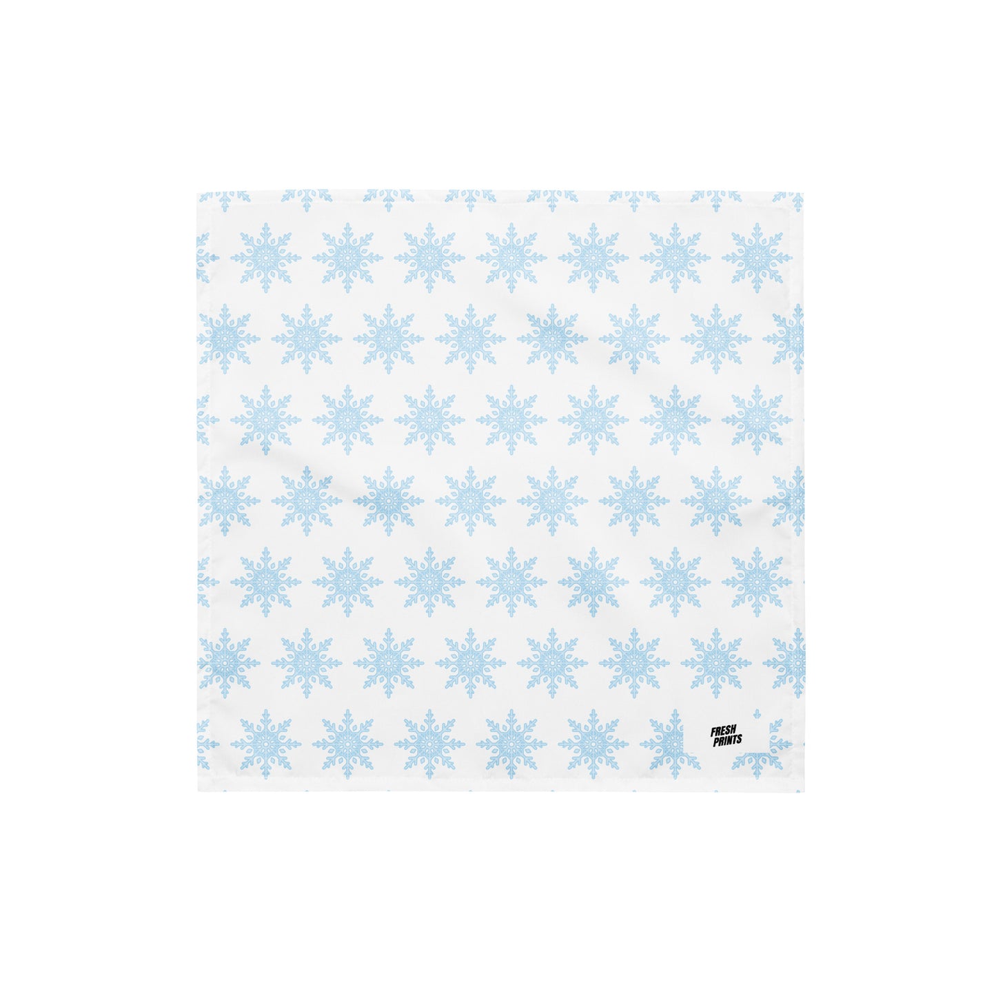 Snowflake bandana - White