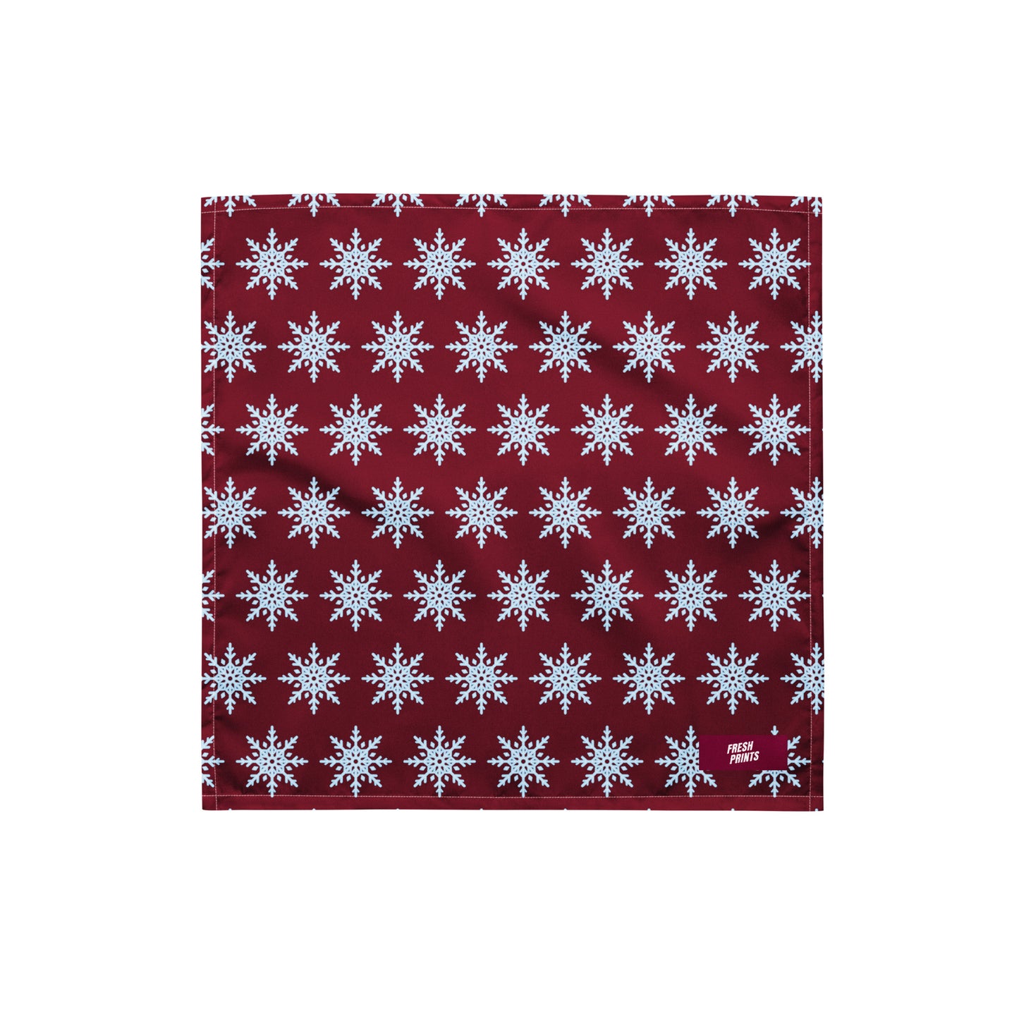 Snowflake bandana - Burgundy