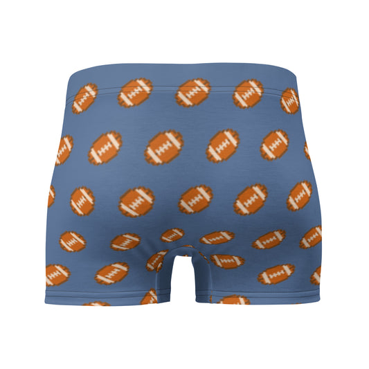 Pixel Football Boxer Briefs - Powder Blue