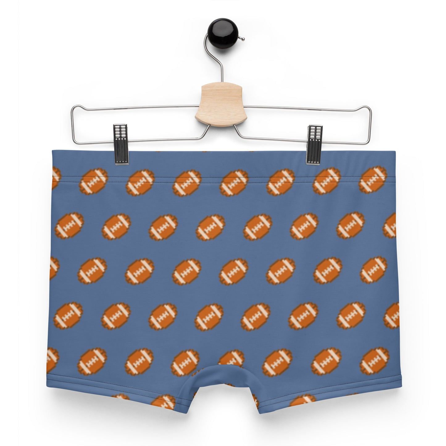 Pixel Football Boxer Briefs - Powder Blue