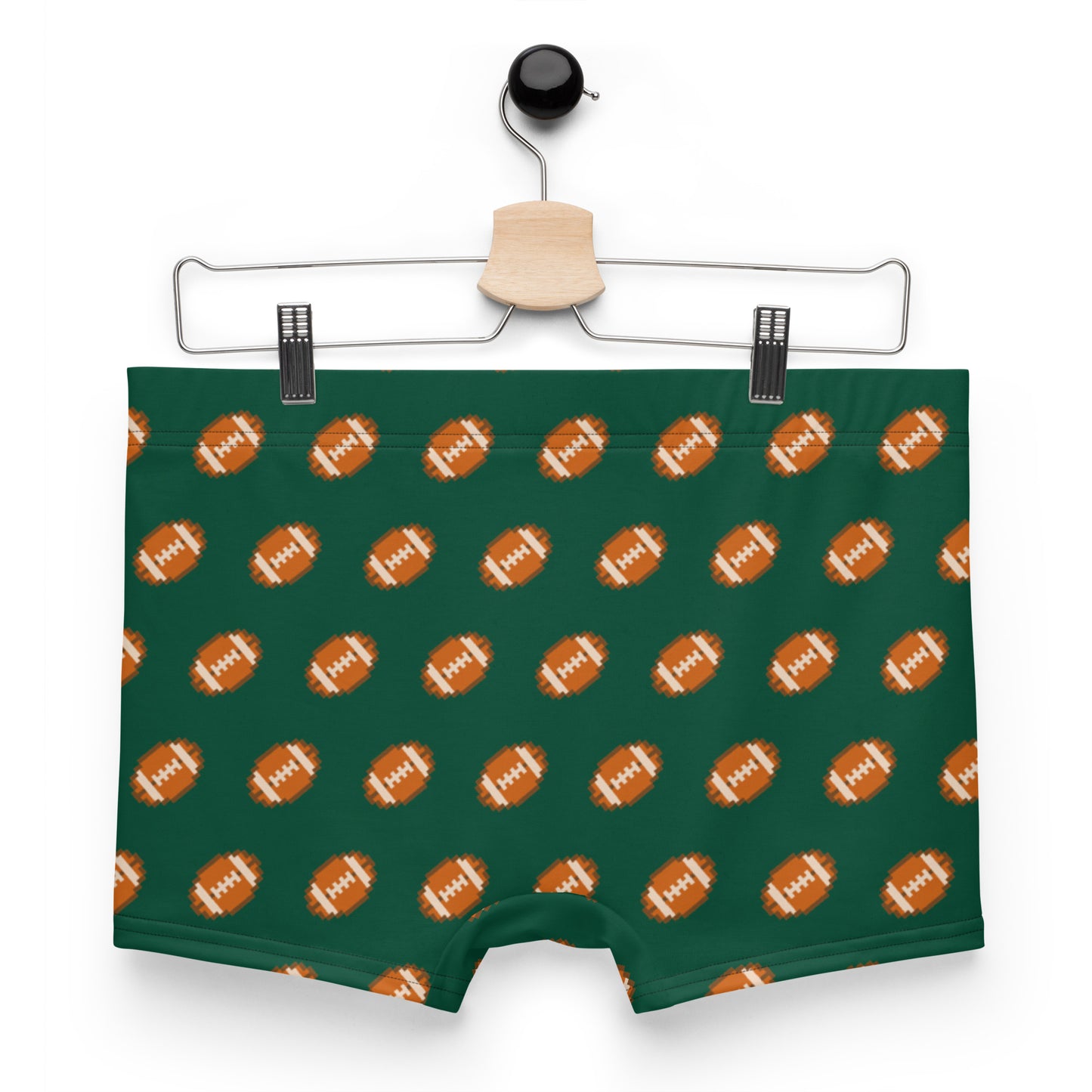 Pixel Football Boxer Briefs - Green