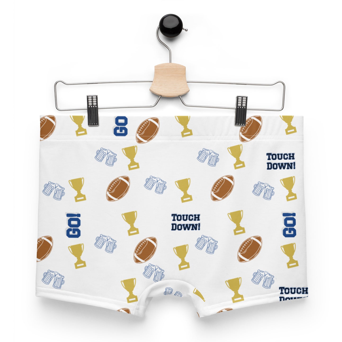 Touchdown Boxer Briefs copy -  White