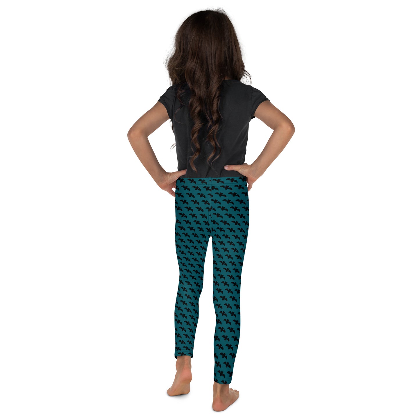 Bat Kids Leggings - Blue