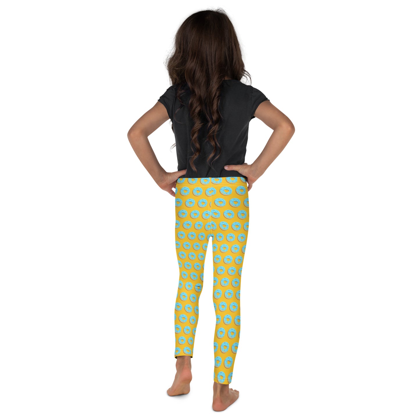 Donut Kid's Leggings - Yellow