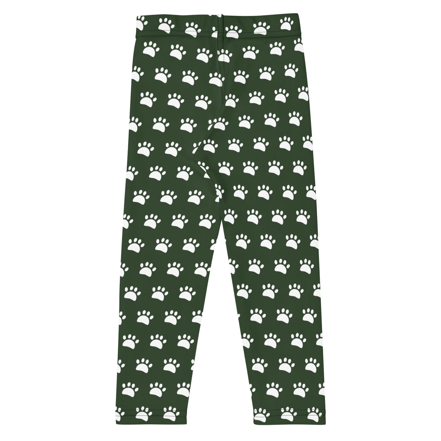 Paws Kid's Leggings - Army Green