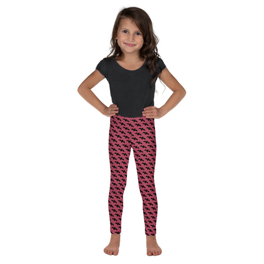 Bat Kids Leggings - Musk