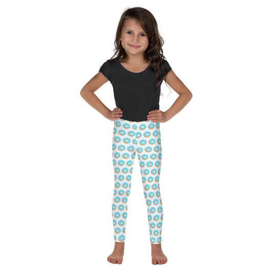 Donut Kid's Leggings - White