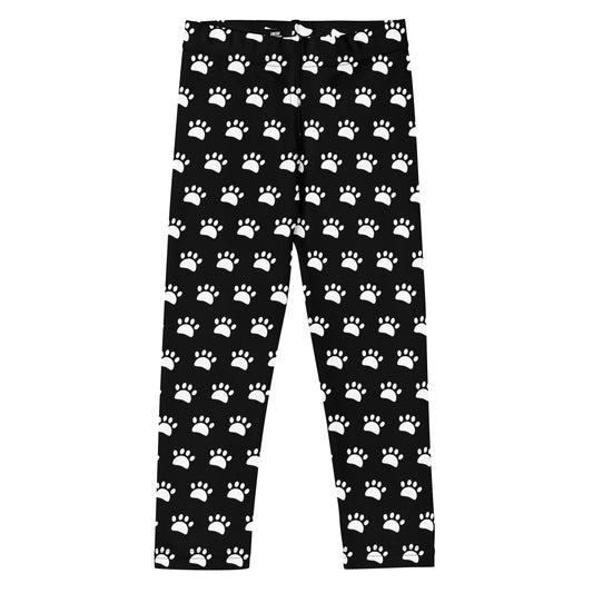 Paws Kid's Leggings - Black