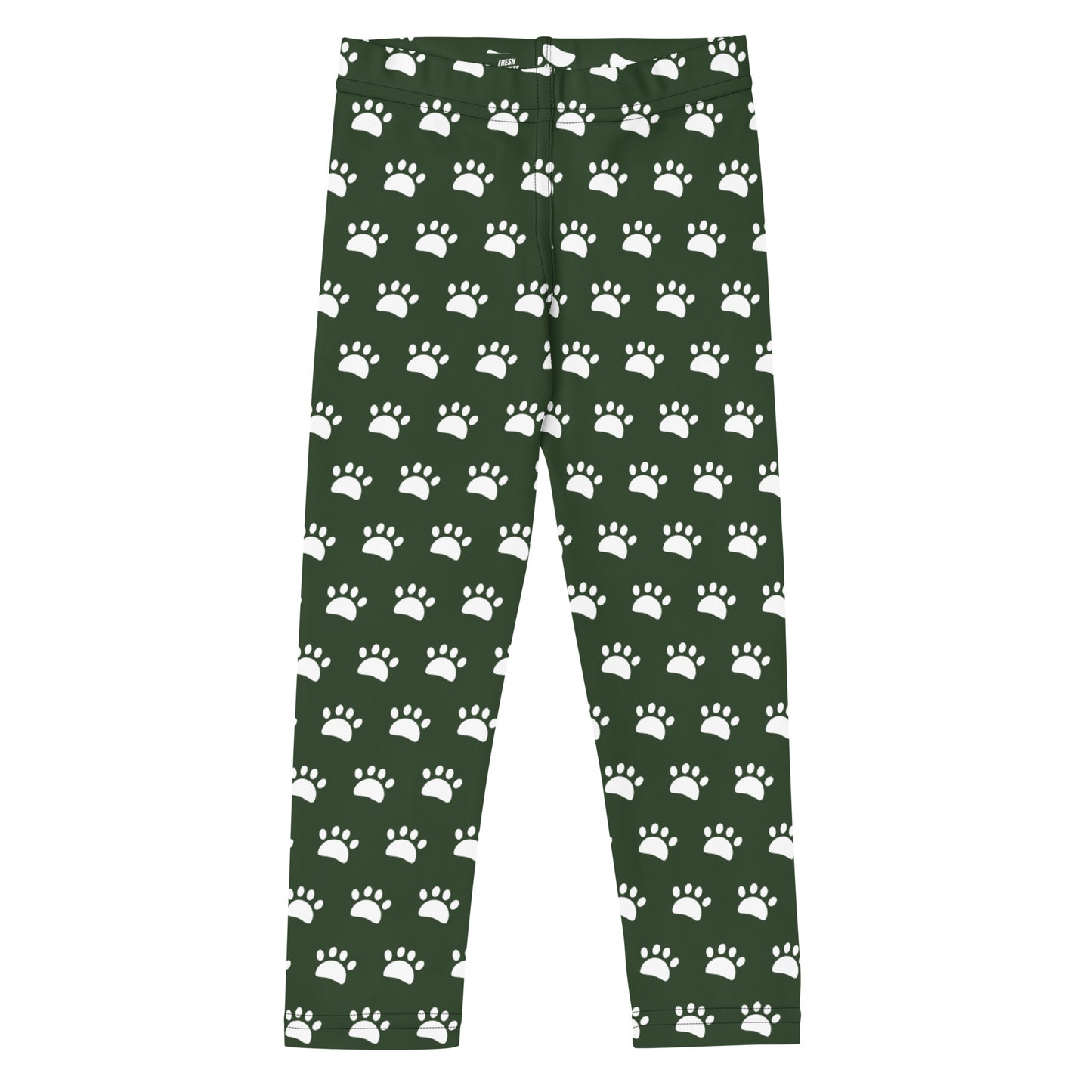 Paws Kid's Leggings - Army Green