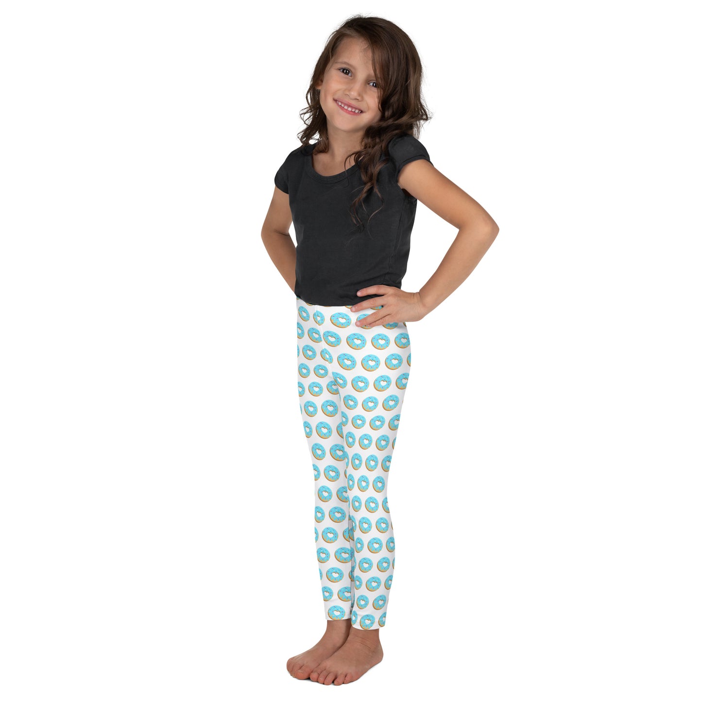 Donut Kid's Leggings - White