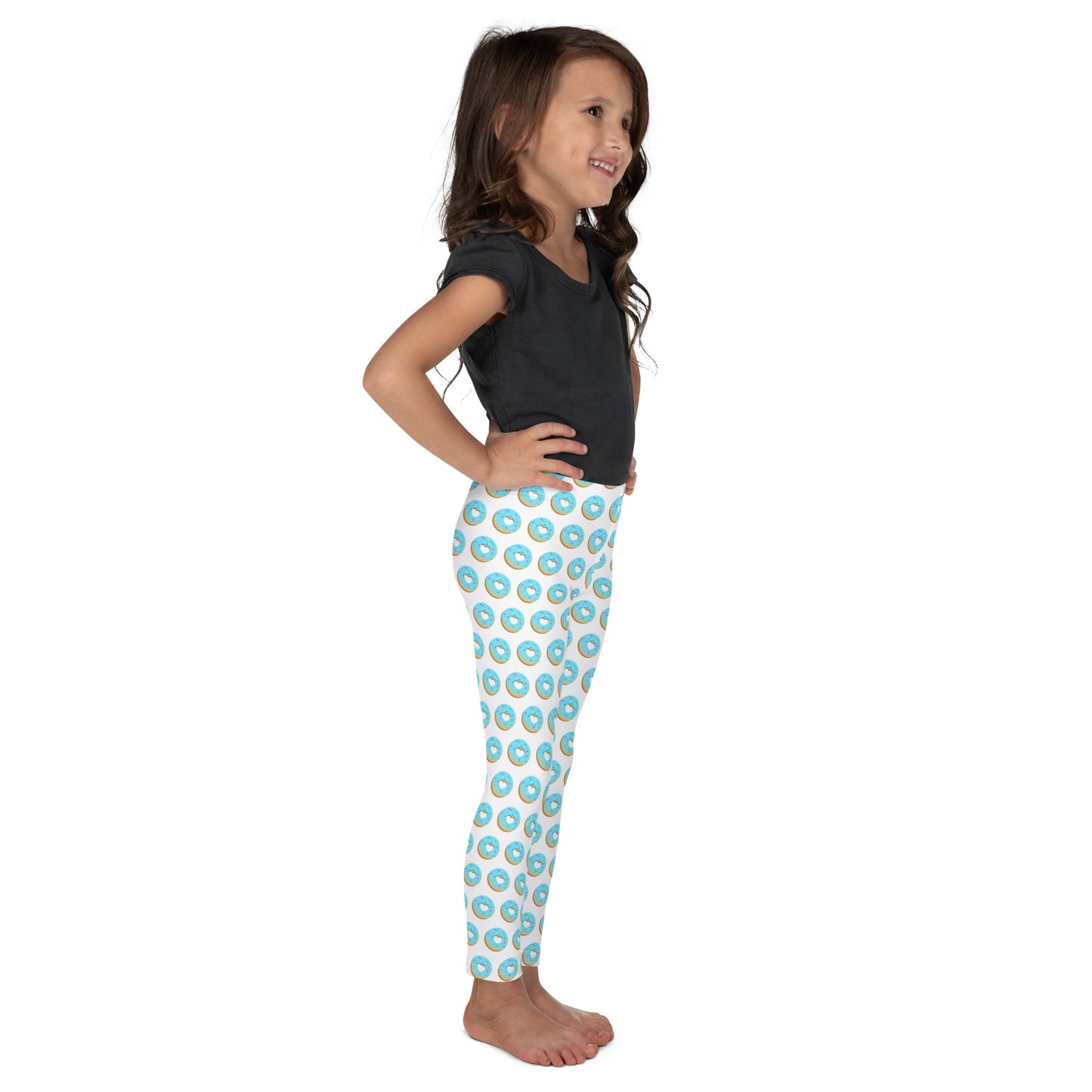 Donut Kid's Leggings - White