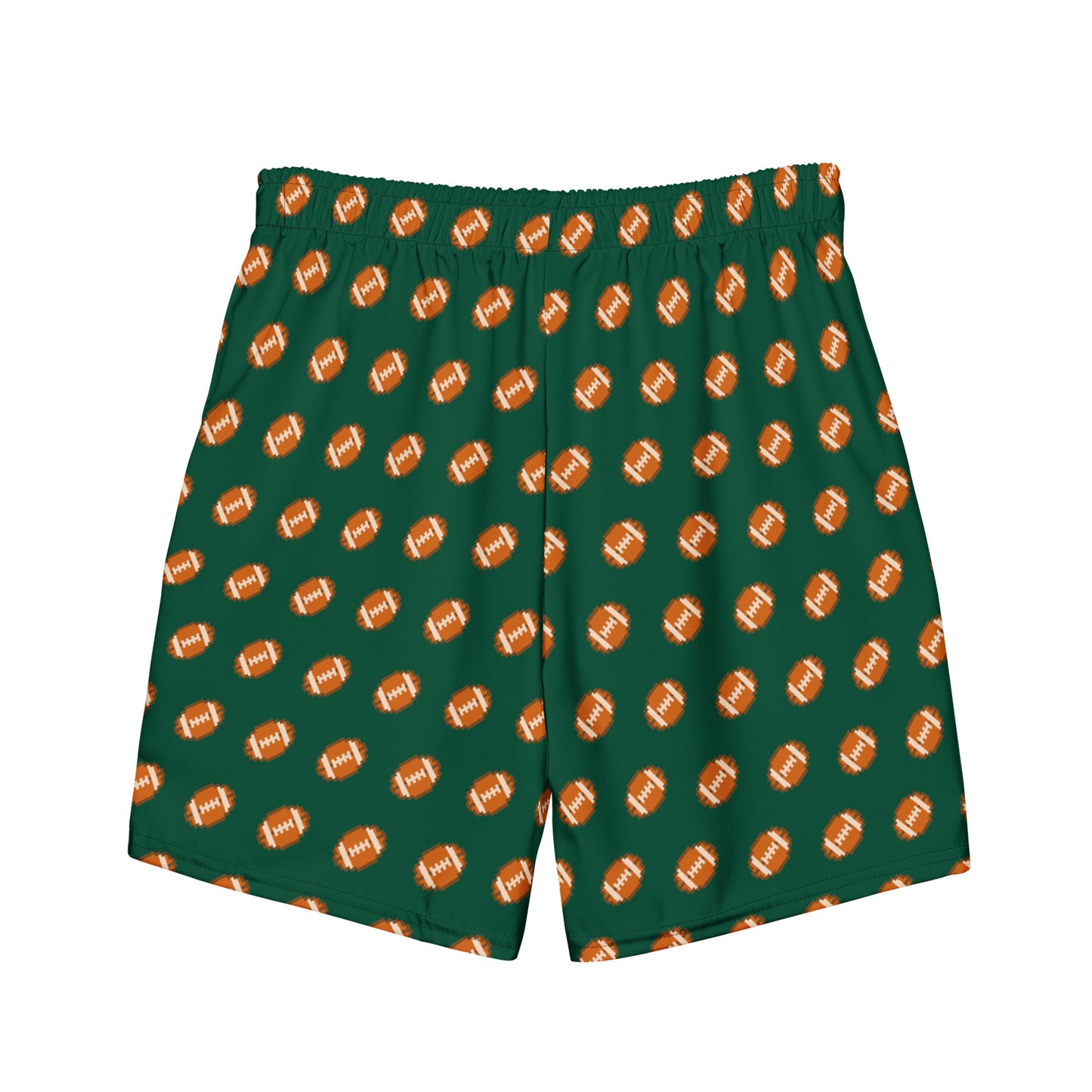 Pixel Football Swim Trunks - Green