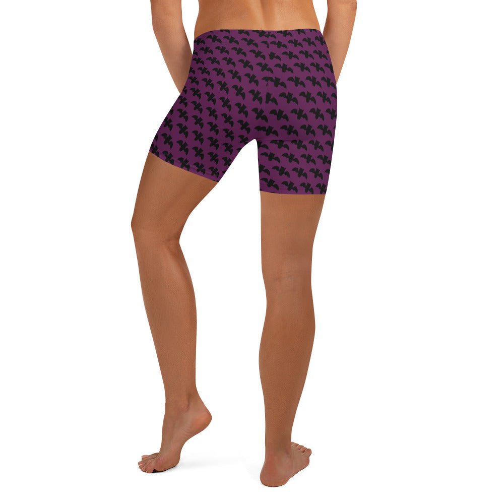 Bat Shorts - Purple