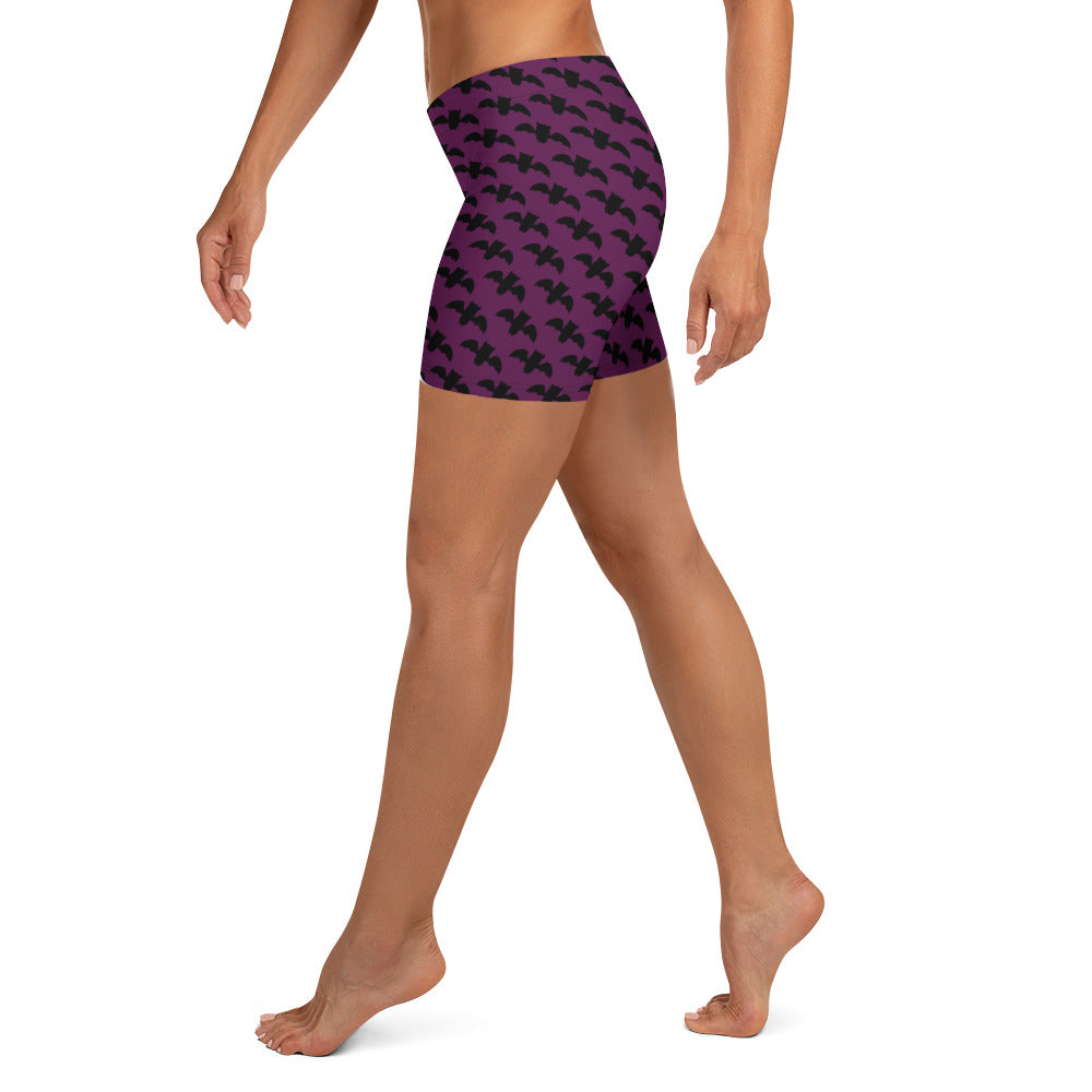 Bat Shorts - Purple