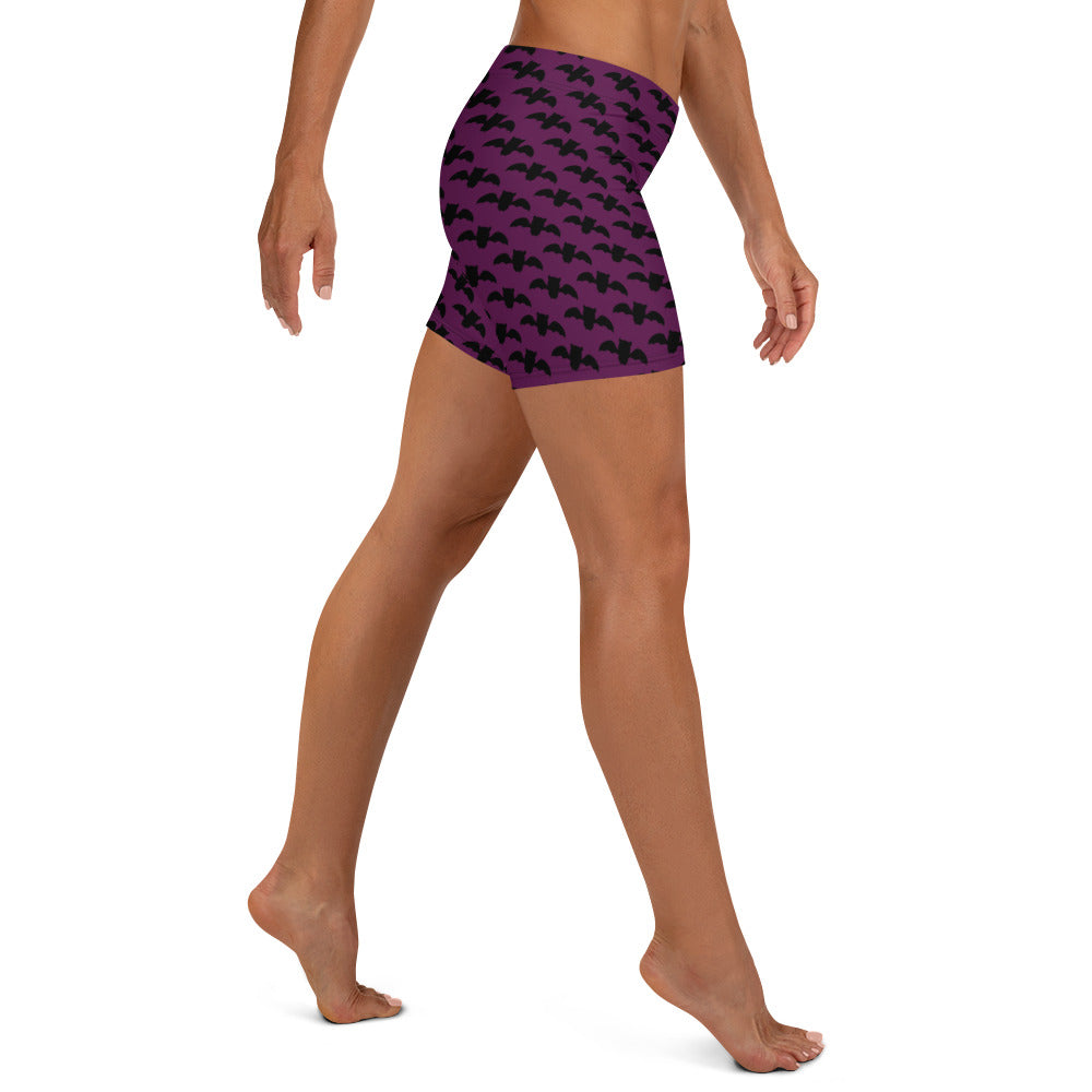 Bat Shorts - Purple