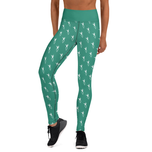 Carrot Yoga Leggings - Green