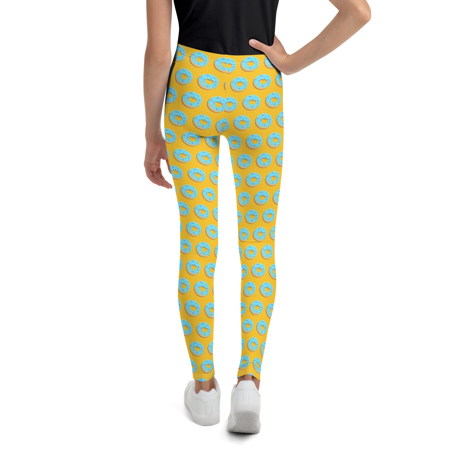 Donut Youth Leggings - Yellow