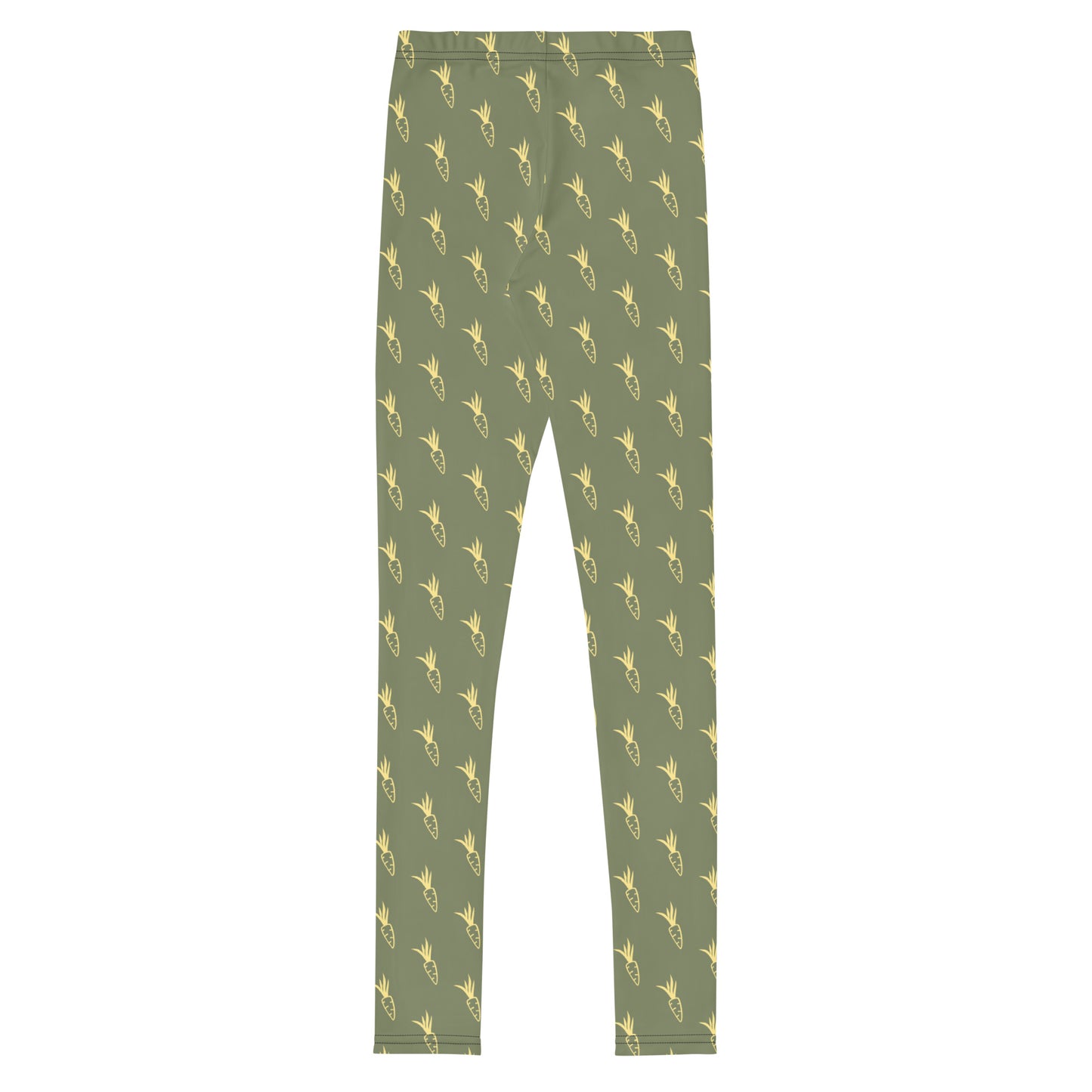 Carrot Youth Leggings - Beige & Yellow