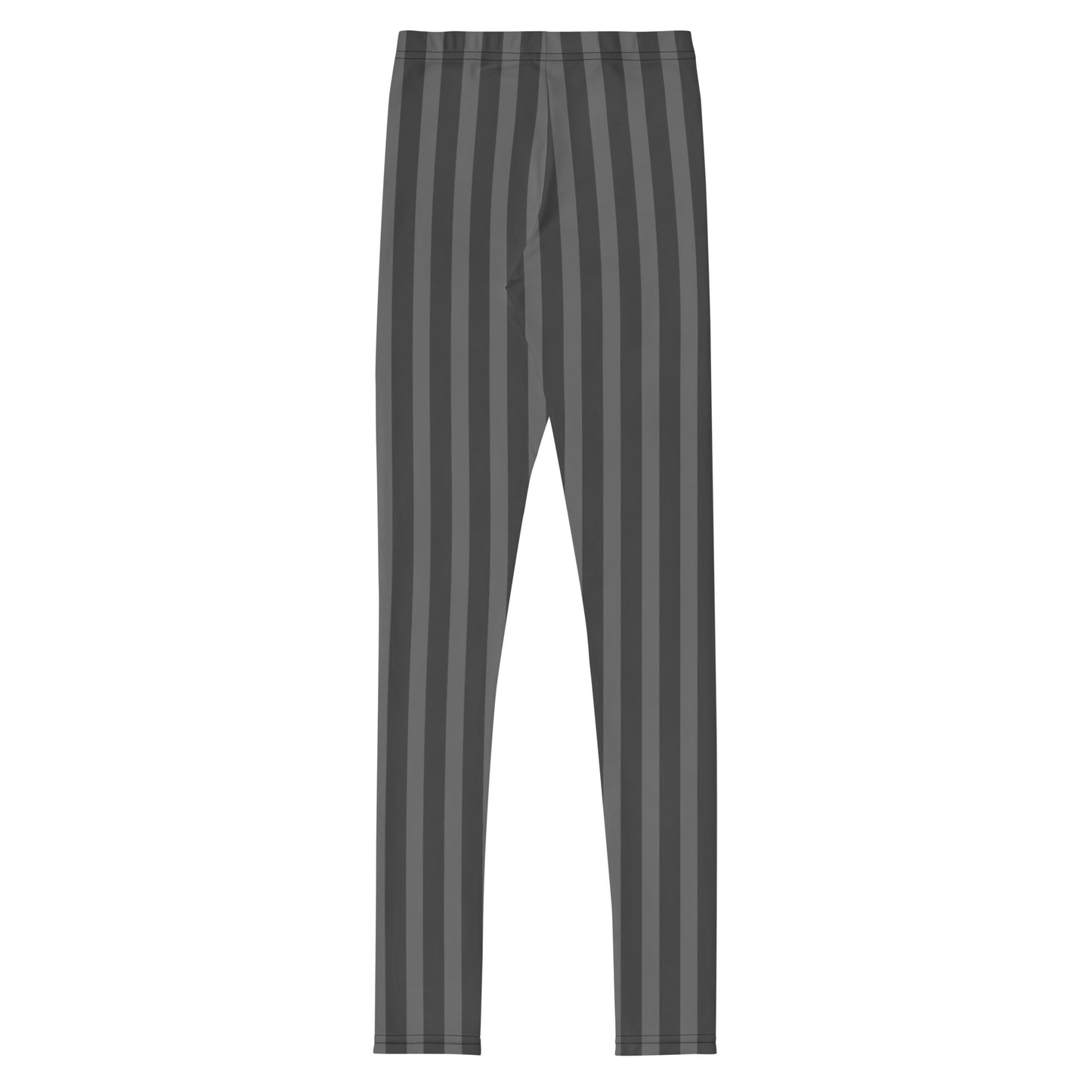 Stripe Youth Leggings - Charcoal