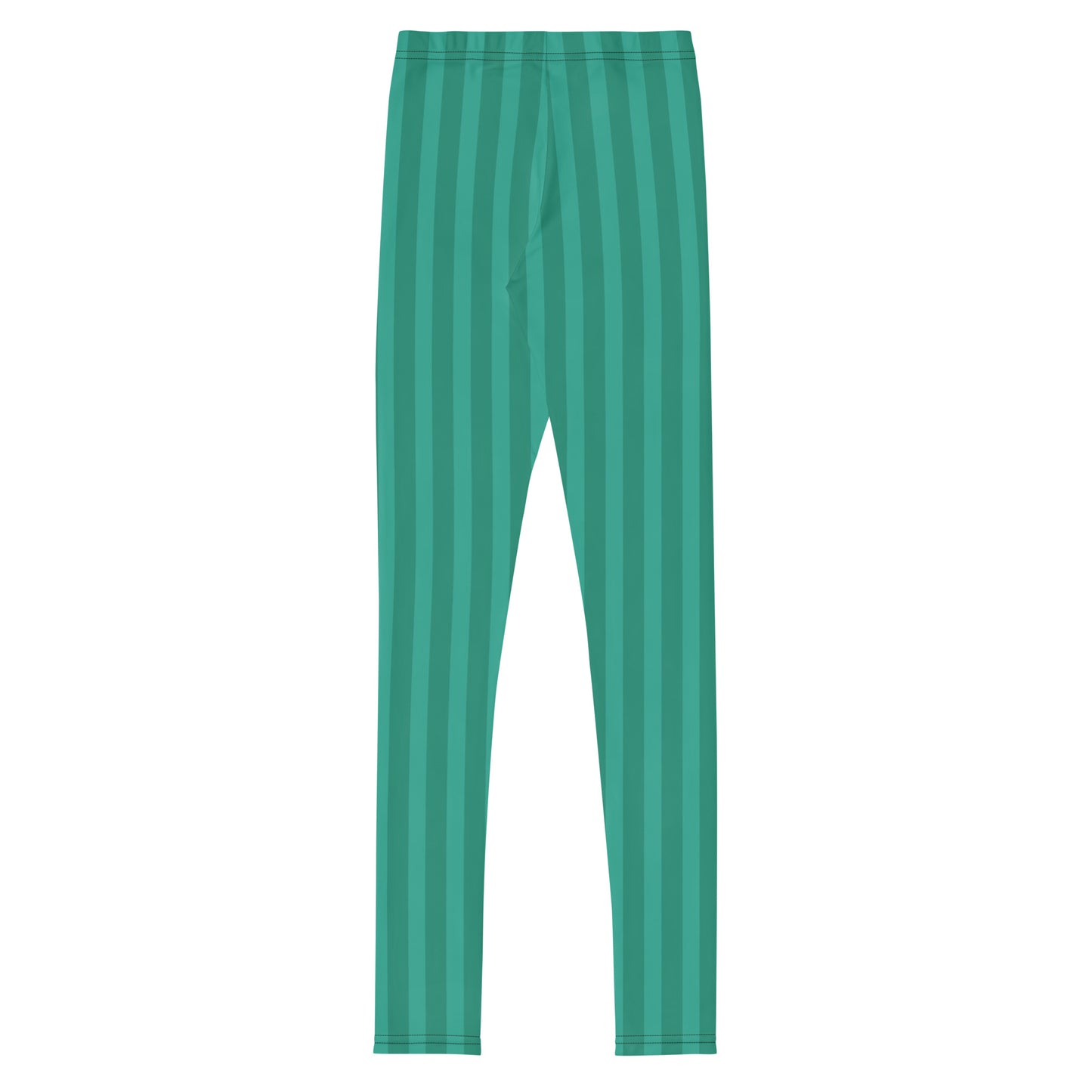 Stripe Youth Leggings -  Green