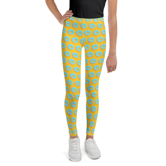 Donut Youth Leggings - Yellow