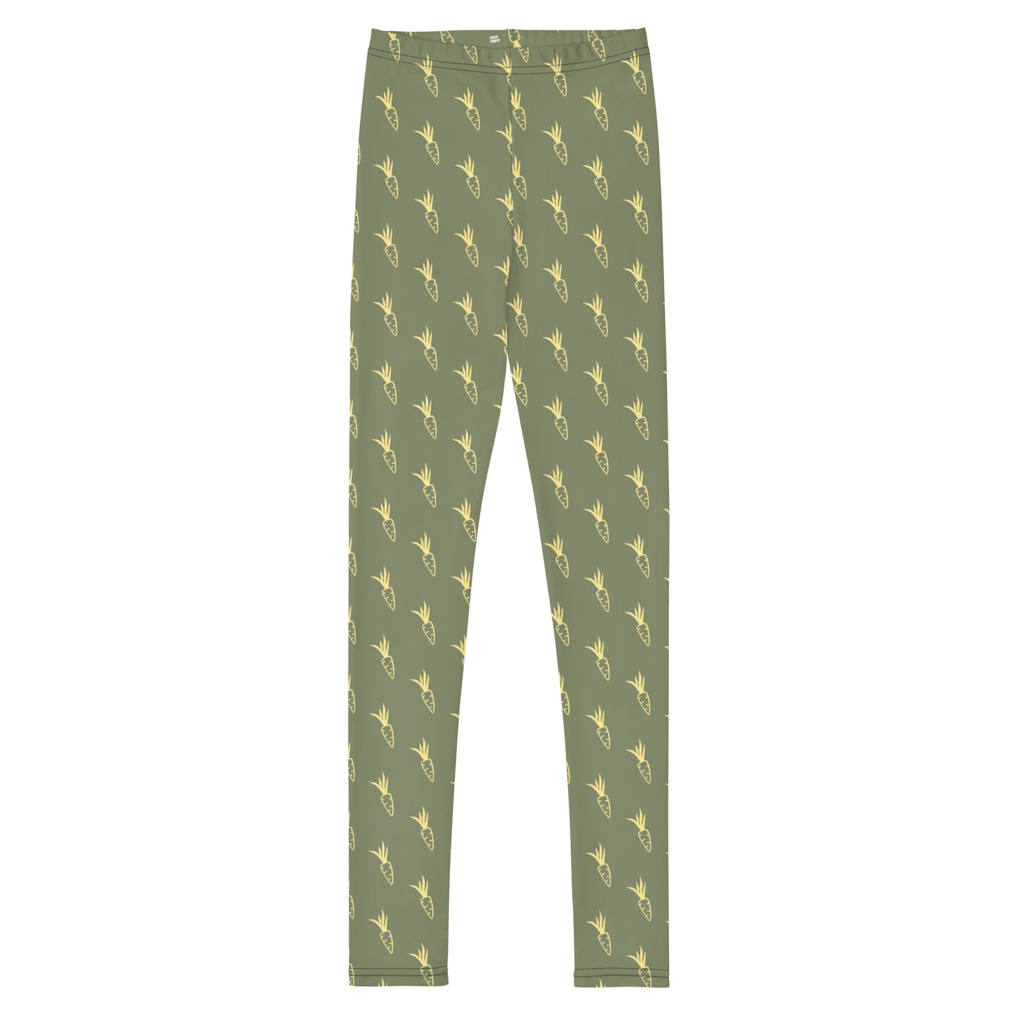 Carrot Youth Leggings - Beige & Yellow