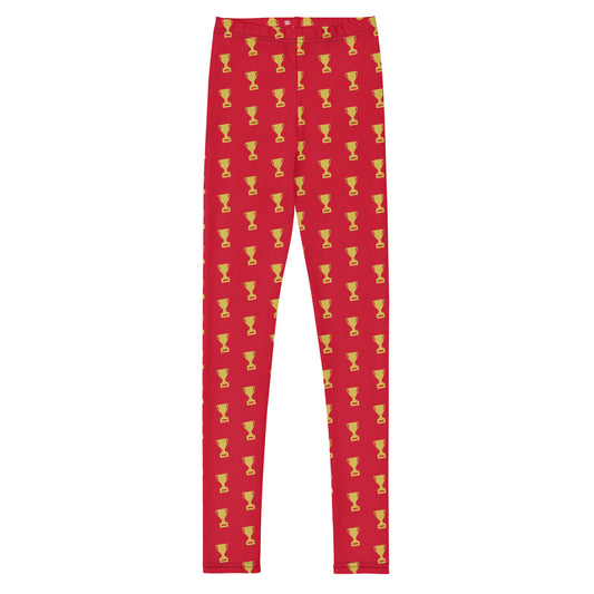 Trophy Youth Leggings - Red