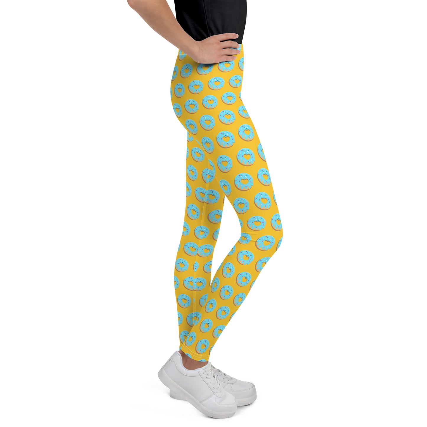 Donut Youth Leggings - Yellow