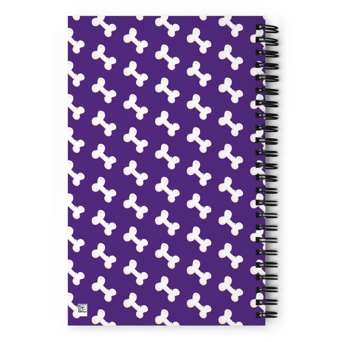 Bones Spiral notebook - Purple