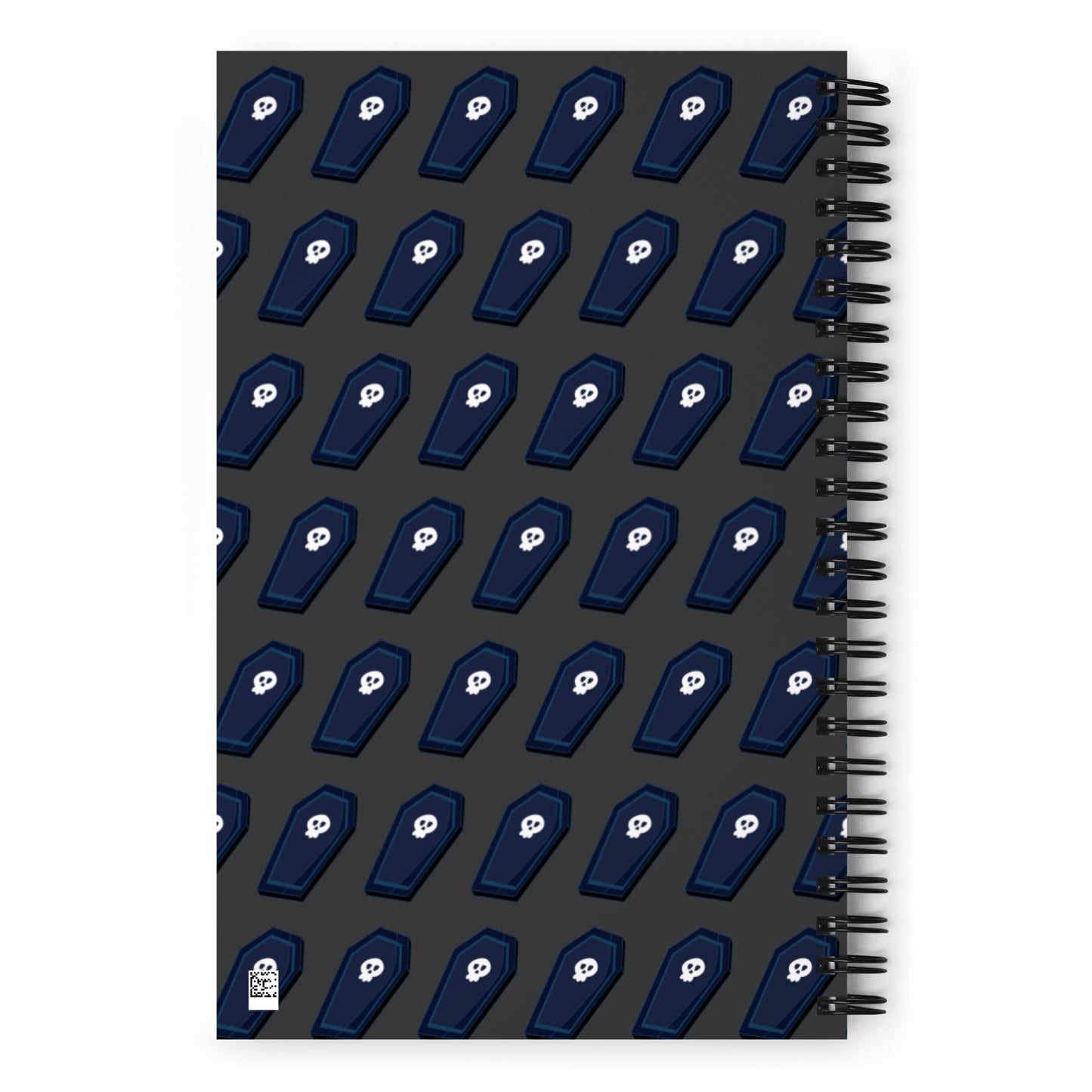 Coffin Spiral notebook - Grey