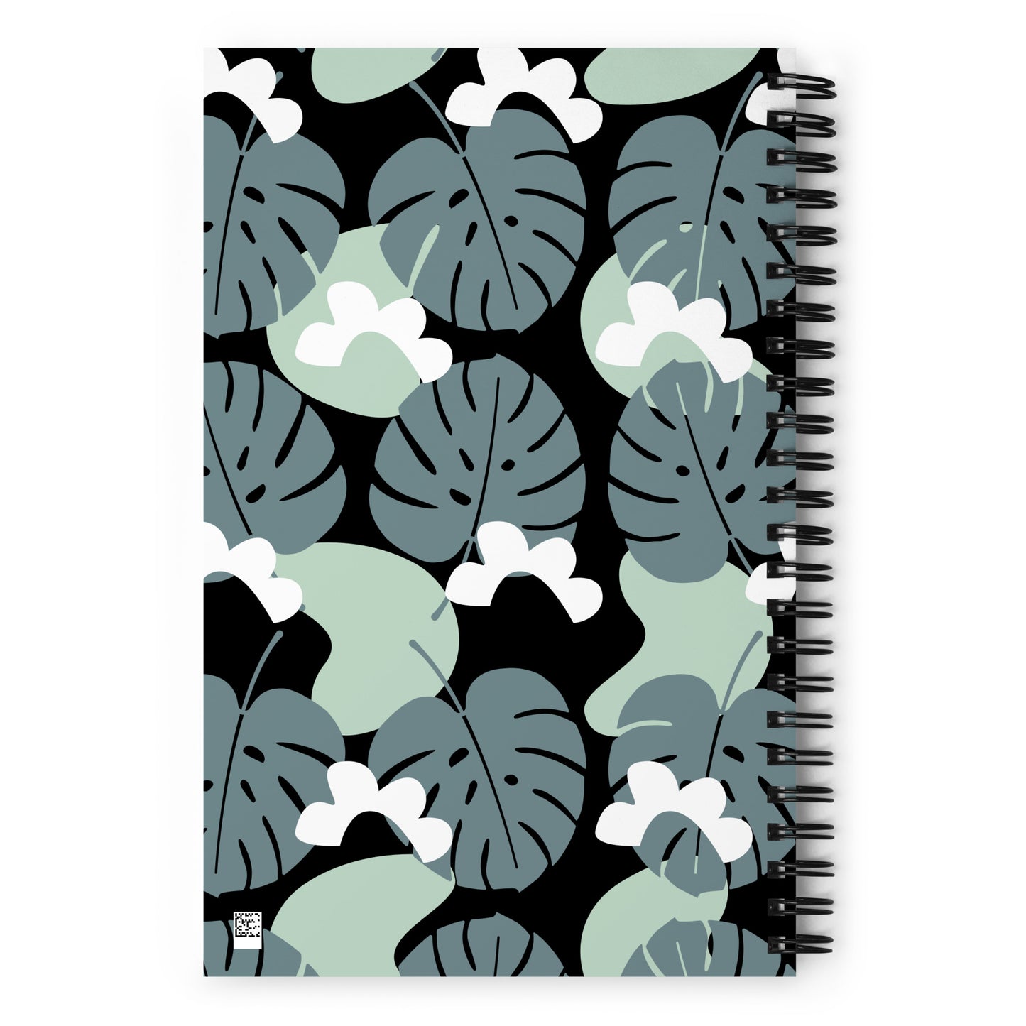 Blue Leaf notebook - Black