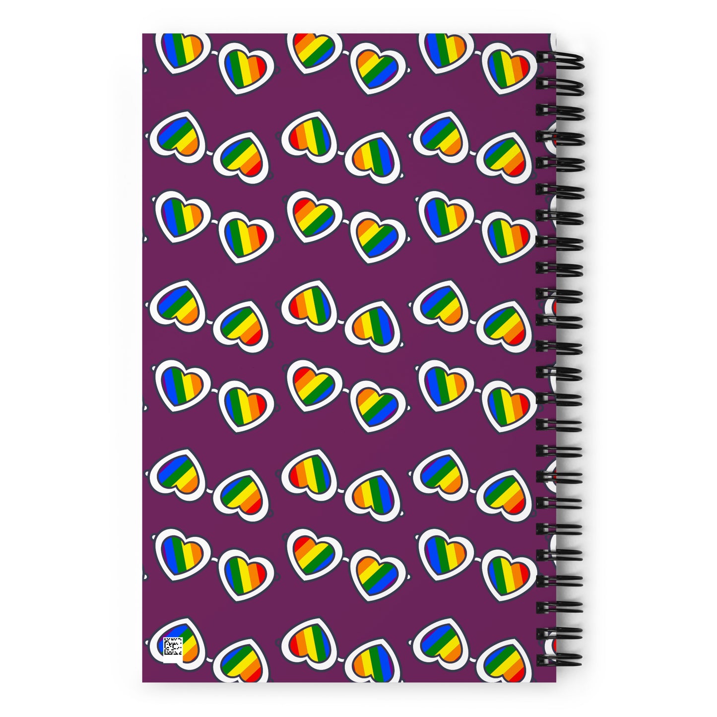 Rainbow Glasses Spiral notebook - Purple