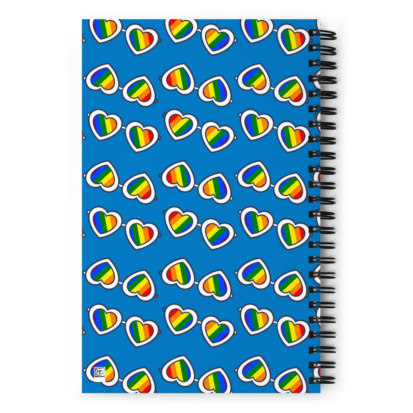 Rainbow Glasses Spiral notebook - Blue