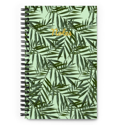 Green Leaf notebook - Light Green