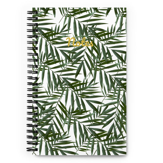 Green Leaf notebook - White