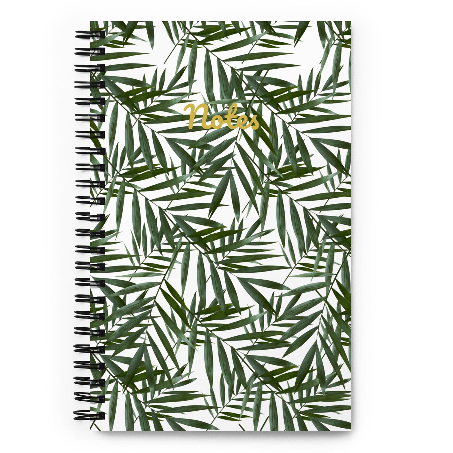 Green Leaf Notebook - White