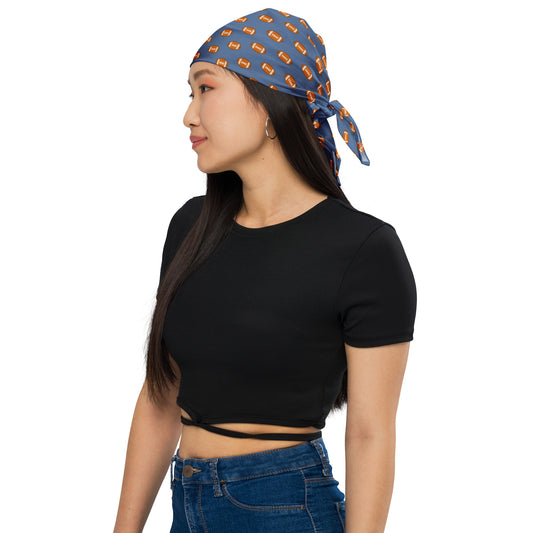 Pixel Football Bandana - Blue